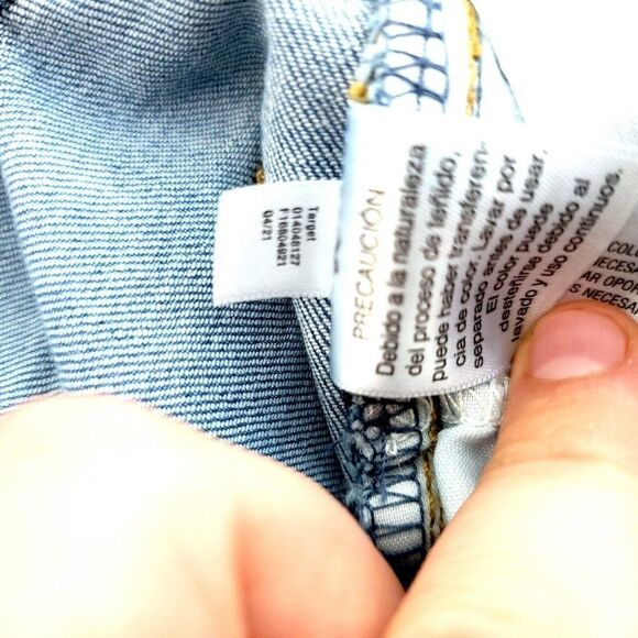 Universal Thread Goods Co. Blue Jeans 6/28R Candiani Denim High Rise Skinny Fact - Picture 12 of 13